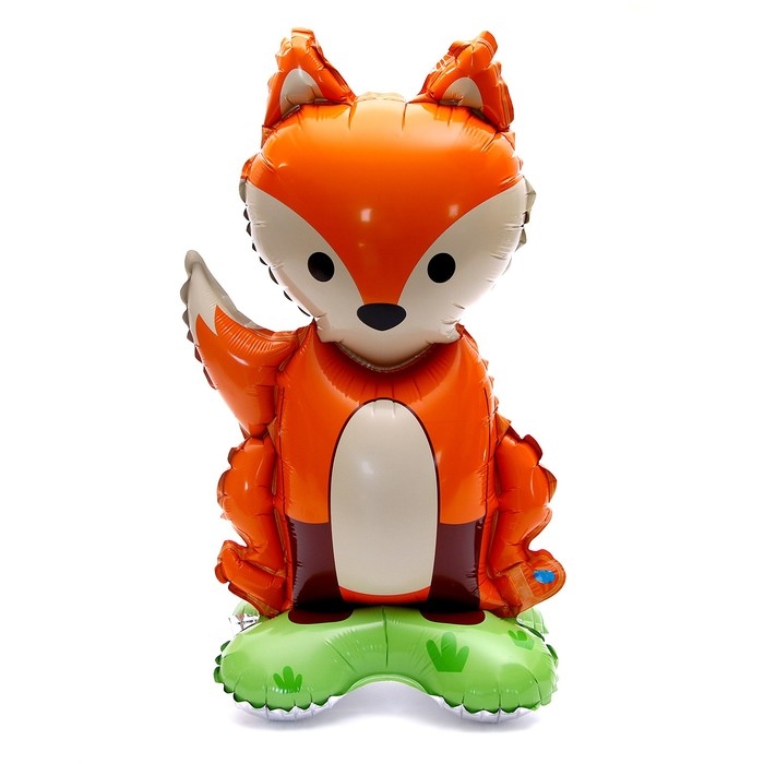 Шар фольгированный 18 Шар фольгированный 18" «Милая лиса», на подставке, под воздух