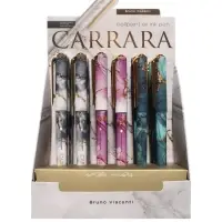 Ручка шариковая BrunoVisconti. Carrara.Bright, 0.7 мм, стержень синий, МИКС