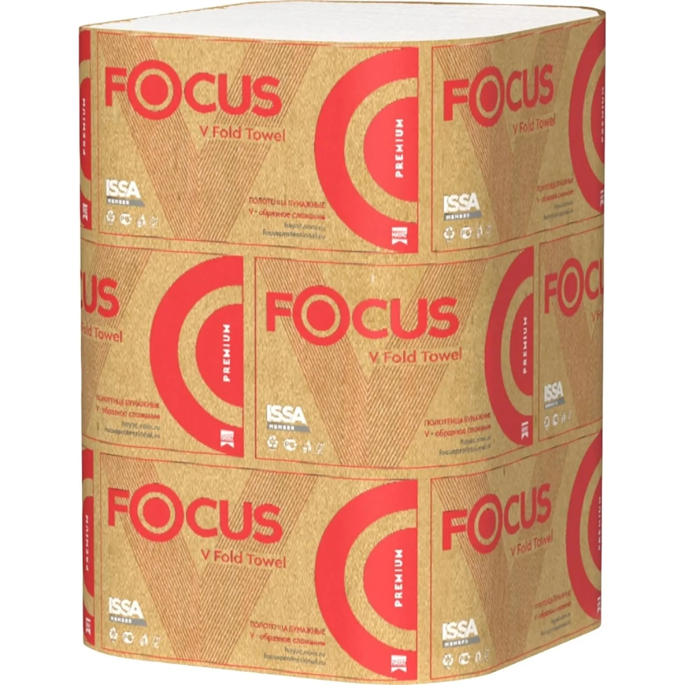 Полотенца бумажные д/дисп FocusPremium2сл 200л15пач/уп_5083739/50202900_п/э