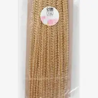 Тесьма декоративная &laquo;Шанель&raquo;, 8 мм, 10&plusmn;1 м, цвет золотой