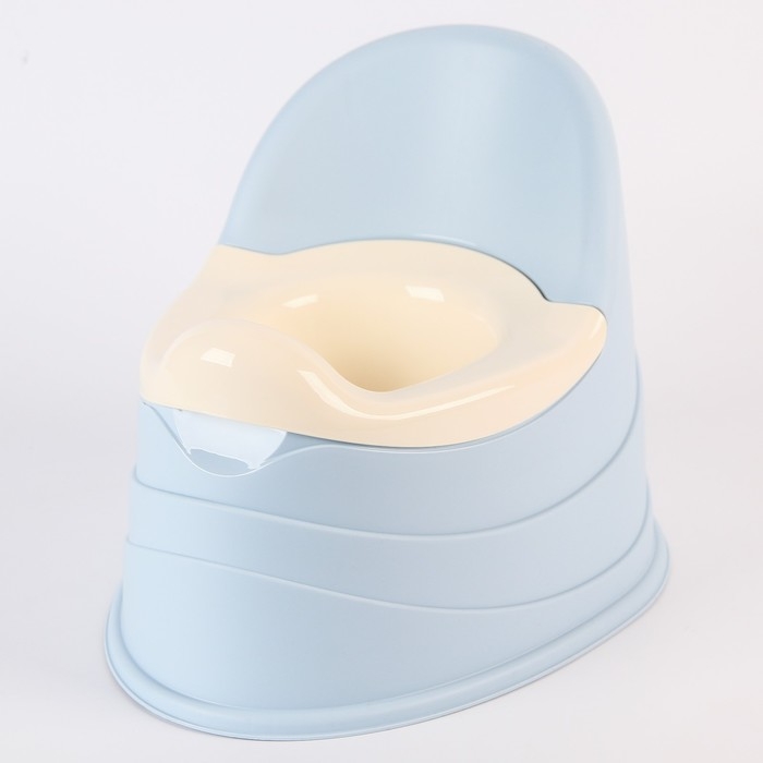 Горшок двухцветный, цвет светло-голубой Горшок двухцветный, цвет светло-голубой