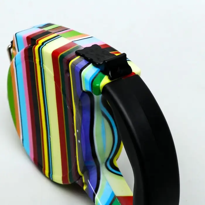 Рулетка, 5 м, до 15 кг, резиновая ручка, разноцветная