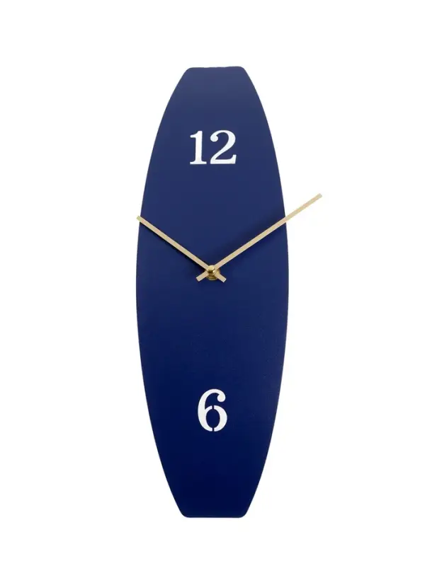 Часы настенные, интерьерные Часы настенные, интерьерные "Волна", бесшумные, 43 х 14 см, темно-синие