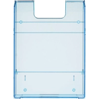 Лоток горизонтальный HAN с инд.окном прозр.синий 1020/26