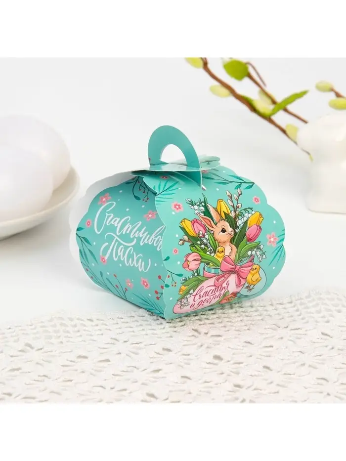Коробочка подарочная для яйца &laquo;Кролик&raquo; на пасху, 25&times;30 см