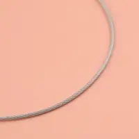 Спицы круговые, для вязания, с металлическим тросом, d=4.5 мм, 14/80 см