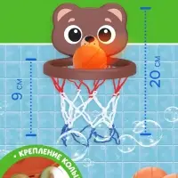 Игрушка для купания в ванной ZABIAKA &laquo;Водные забавы&raquo;, мишка