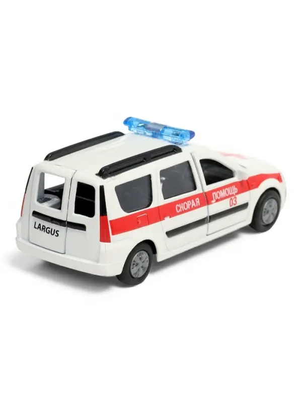 Машина металл. "LADA Largus" Скорая, 12 см, инерц, в кор