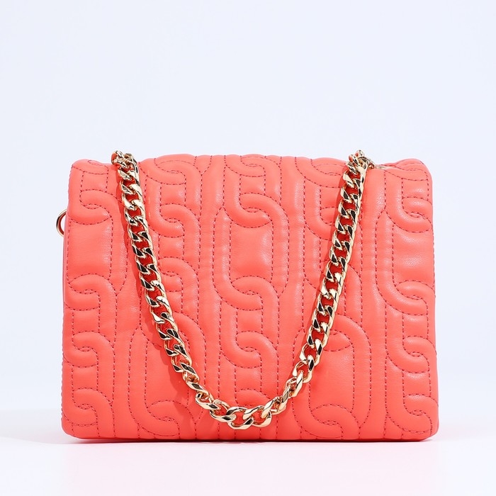 Сумка-мессенджер на магнитах, цвет коралловый Сумка-мессенджер на магнитах, цвет коралловый