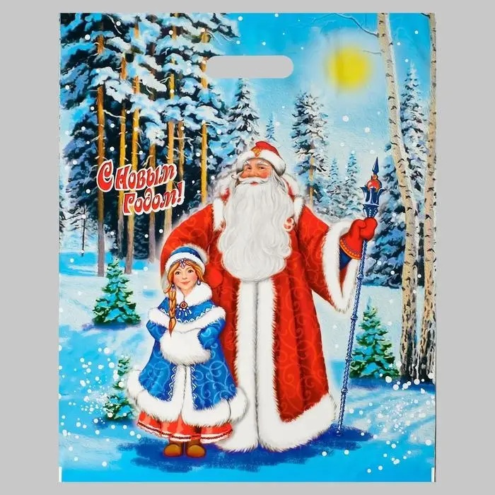 Пакет «Сказка», полиэтиленовый с вырубной ручкой, 40×50 см Пакет «Сказка», полиэтиленовый с вырубной ручкой, 40×50 см