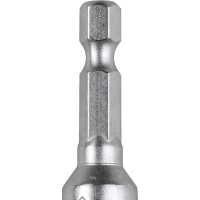 Бита с торцевой головкой ЗУБР магнит. 1/4'',Cr-V, 8х45мм, 2шт.(26392-08-02)