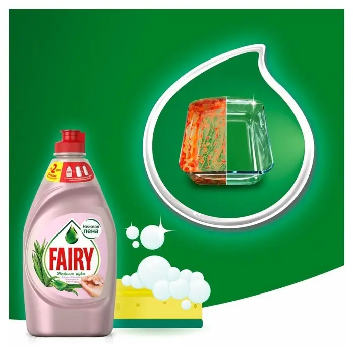 Средство для мытья посуды Fairy &laquo;Жасмин и алоэ вера&raquo;, 900 мл