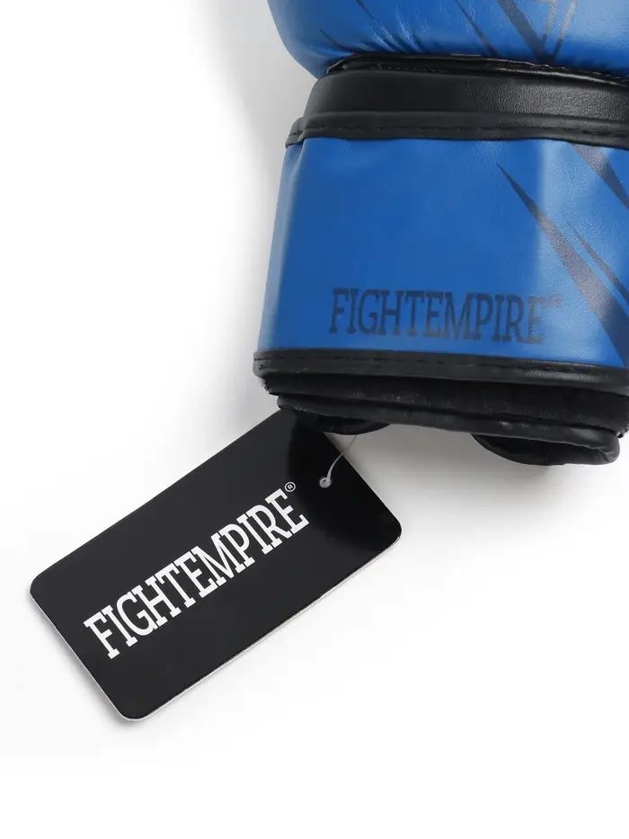 Боксерские перчатки FIGHT EMPIRE, B8102, синие, размер 16 oz