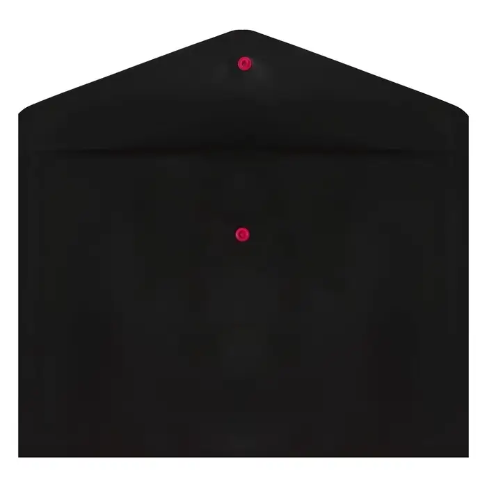 Набор папок-конвертов на кнопке 4 штуки, А4, 180 мкм, Calligrata No Secret, непрозрачные, черные, микс цветных кнопок