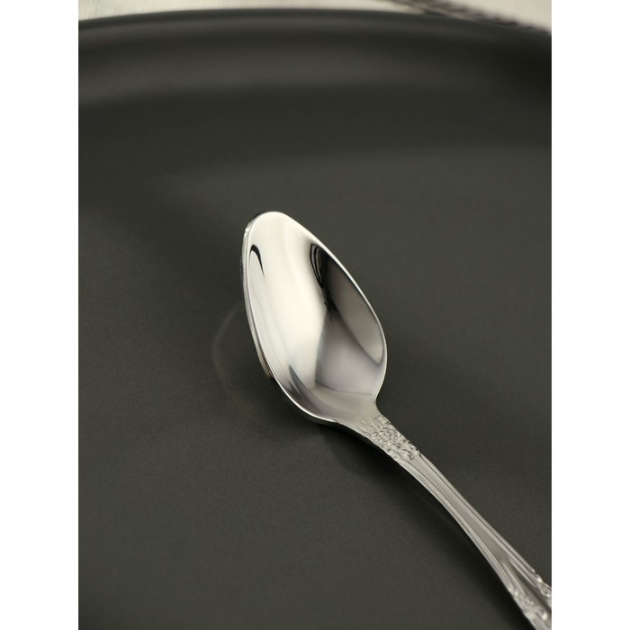 Ложка кофейная &laquo;Тройка&raquo;, h=11,5 см, толщина 1,5 мм