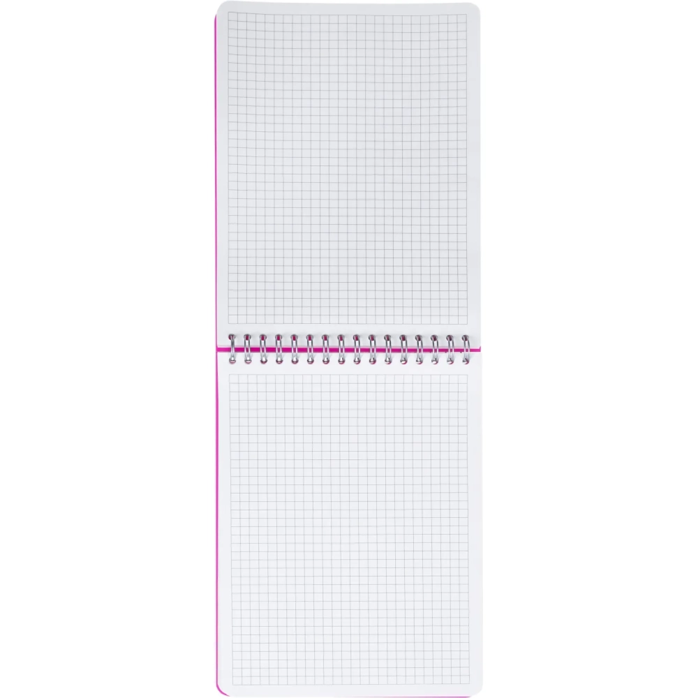 Блокнот А5,пласт обл,80л, ATTACHE FANTASY,розов