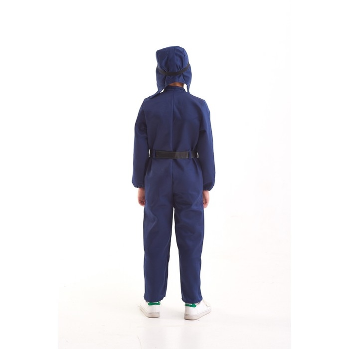 Костюм военного  Костюм военного "Лётчик", комбинезон, ремень, шлем, очки, 5-7 лет, рост 122-134 см