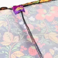 Карнавальный набор "Народная краса" юбка р-р 40-48, воротник, повязка, цвет чёрный