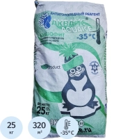 Реагент противогололёдный Аквайс Бишофит, 25кг