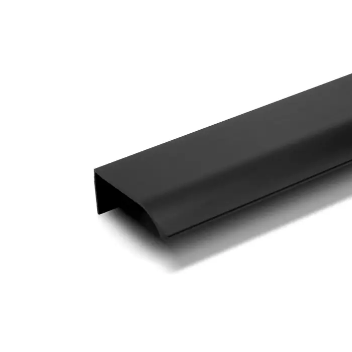 Ручка профильная мебельная торцевая CAPPIO RT002BL, L=200 мм, м/о 160 мм, чёрная