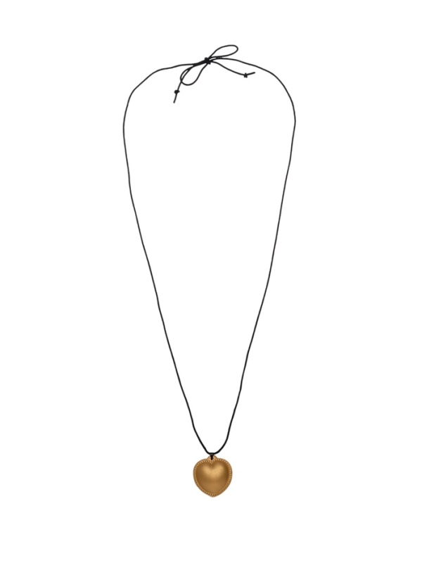 Портупея с кулоном «Сердечко» кожа, трансформер, цвет золото, 150 см Портупея с кулоном «Сердечко» кожа, трансформер, цвет золото, 150 см