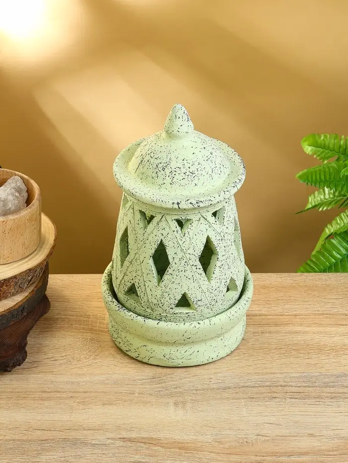 Подсвечник терракота &laquo;Фонарь&raquo;, 16&times;16&times;26 см