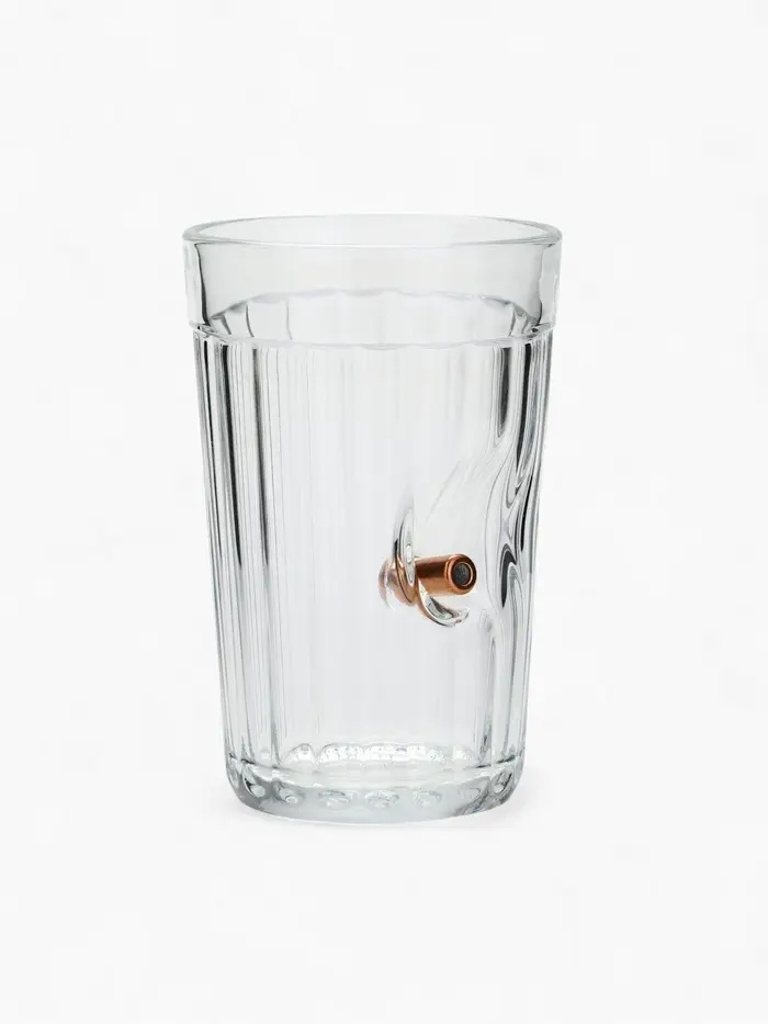 Стакан непробиваемый с пулей &laquo;Военный&raquo;, гранёный, 250 мл