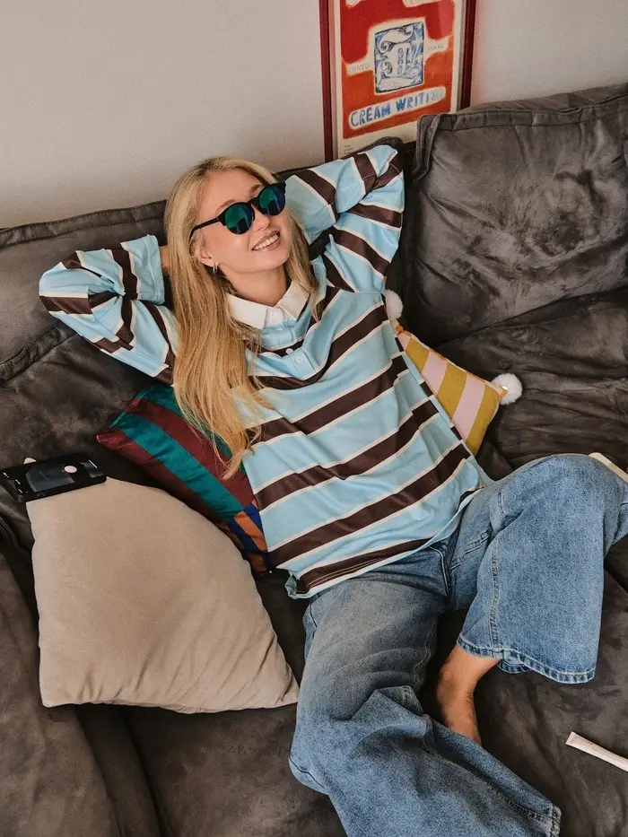 Очки солнцезащитные &laquo;OneSun. Панто&raquo;, uv 400, линза 4.7&times;4.1 см, синие