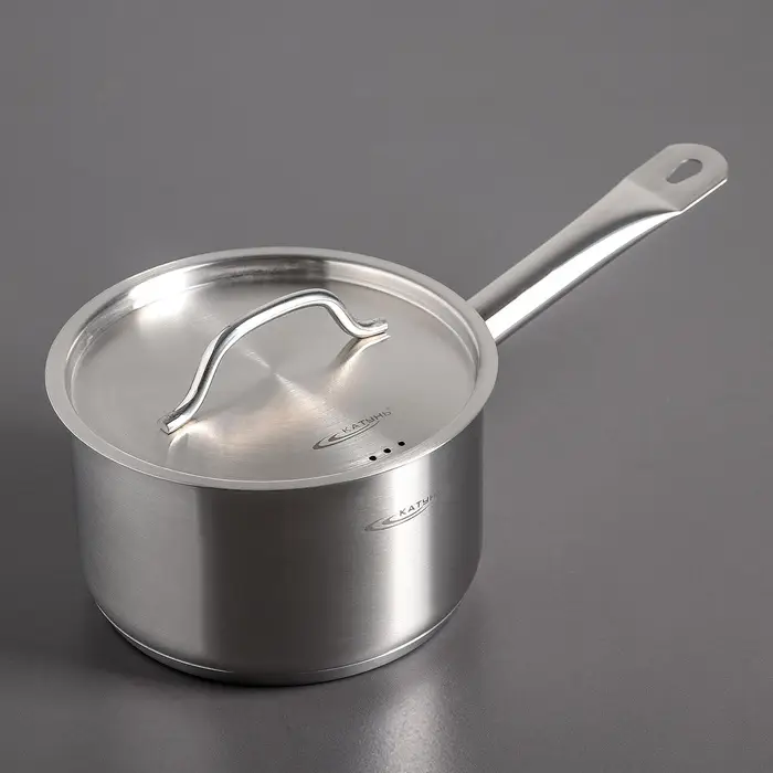 Ковш Катунь &laquo;Общепит&raquo;, 2.6 л, d=18 см, h=11 см, капсульное дно, индукция, нержавеющая сталь