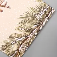 Пакет подарочный новогодний ламинированный, &laquo;Новогодний домик&raquo;, 33&times;10&times;42.5 см