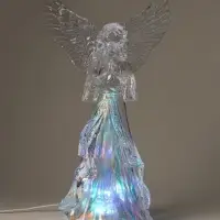 Фигурка светодиодная &laquo;Ангел&raquo;, декоративная, 3хААА, музыка, свет, USB, 15.5&times;24.5&times;44 см