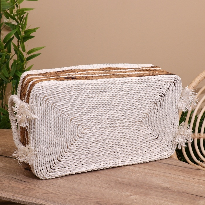 Корзина плетёная 50х35х30 см Корзина плетёная 50х35х30 см