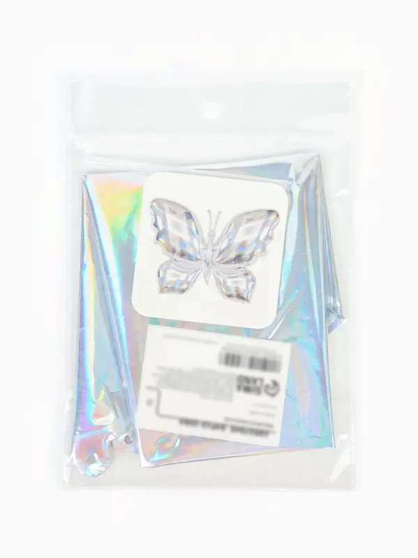 Воздушный шар фольгированный 26" "Бабочка" градиент