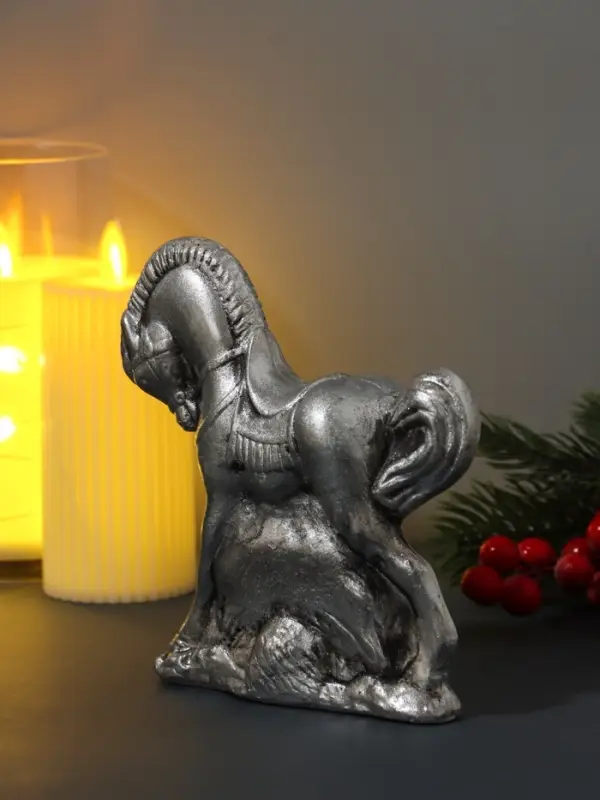 Фигурка  Фигурка "Лошадь" 13,5х5х14 см, серебро