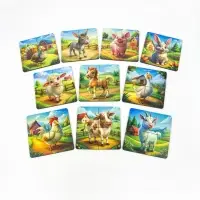 Пазл деревянный "Весёлая ферма" PZL-83