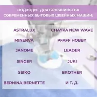 Лапка для швейных машин, для пришивания пуговиц, 2.3×1.5×1 см