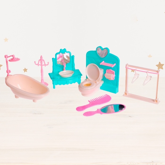 Дом для кукол «Мой милый дом» с куклой, мебелью и аксессуарами Дом для кукол «Мой милый дом» с куклой, мебелью и аксессуарами