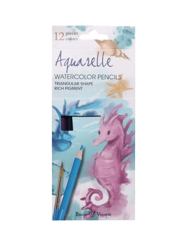 Карандаши акварельные 12цв BrunoVisconti . DREAM WORLD Карандаши акварельные 12цв BrunoVisconti . DREAM WORLD