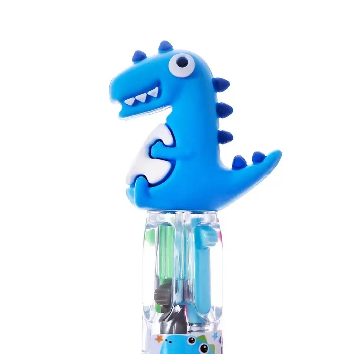 Многоцветная шариковая ручка Calligrata Многоцветная шариковая ручка Calligrata "Дракон" автоматическая, 4-х цветная, МИНИ, синяя