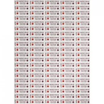 Индикатор стерилизации ПАР ИнТЕСТ-ПФ2 121/25, 134/5, 500 шт., б/ж