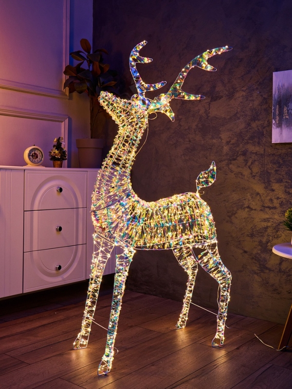 Фигура световая FROSTY  Фигура световая FROSTY "Олень", 112х66х15, 1440 LED, 220V, свечение тёплое белое