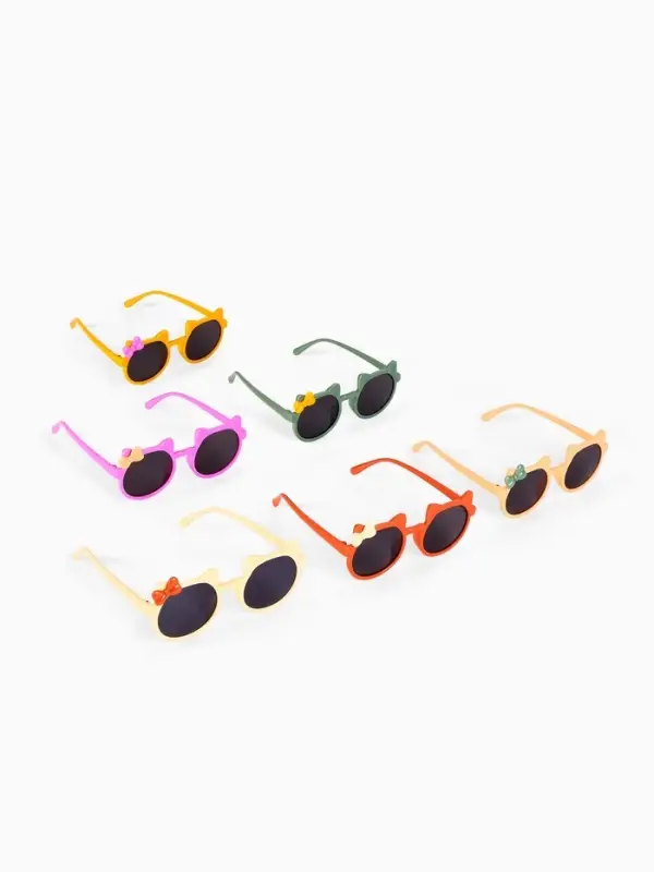 Очки солнцезащитные детские, uv 400, линза 4.8&times;4 см, цвет МИКС