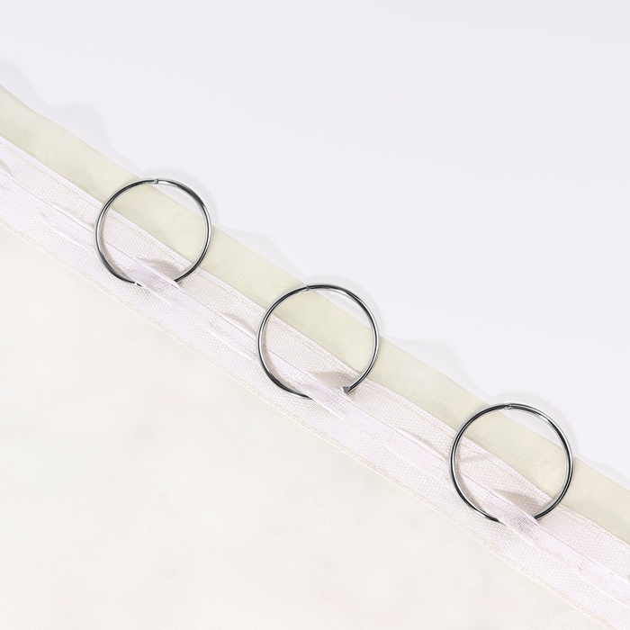 Кольцо для карниза, разъёмное, d = 35/38 мм, 10 шт, цвет серебряный Кольцо для карниза, разъёмное, d = 35/38 мм, 10 шт, цвет серебряный