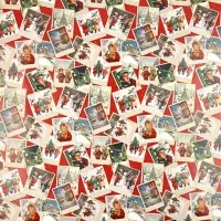 Набор упаковочной бумаги «Новогодняя», 4 листа, 70 × 100 см Набор упаковочной бумаги «Новогодняя», 4 листа, 70 × 100 см