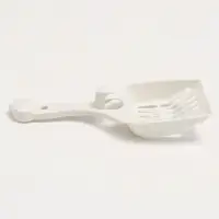 Совок &laquo;Удача&raquo; с креплением к лотку, 24&times;9.5 см, белый