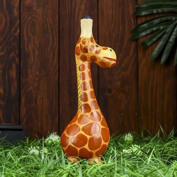 Сувенир дерево "Жираф-толстячок" 27х7х7 см