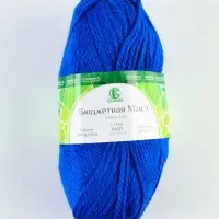 Пряжа &laquo;Бюджетная Макси&raquo; 40% шерсть, акрил 60%. 140 м/150 г (019 василек)