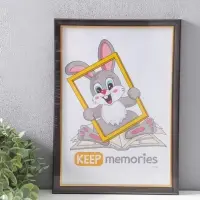 Фоторамка для фото 21&times;30 см Keep memories &laquo;Офисная&raquo;, пластик, венге, (пластиковый экран)