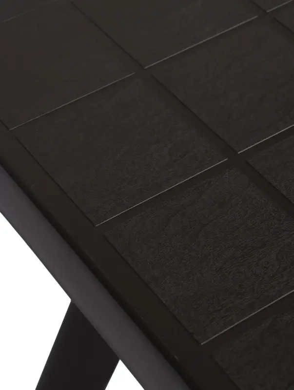 Стол квадратный &laquo;Атлант&raquo;, 80&times;80&times;76.5 см, пластиковый, коричневый