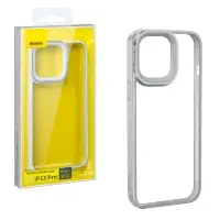 Чехол IPH 13 Pro (6.1) Crystal Phone case Baseus серебро